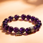 Ethereal Mirage Amethyst Aquarius Bracelet