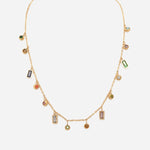 Colorful Gemstone Satellite Chain