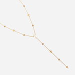 Shiny Cross Y-necklace