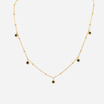 Olivine - like Satellite Necklace