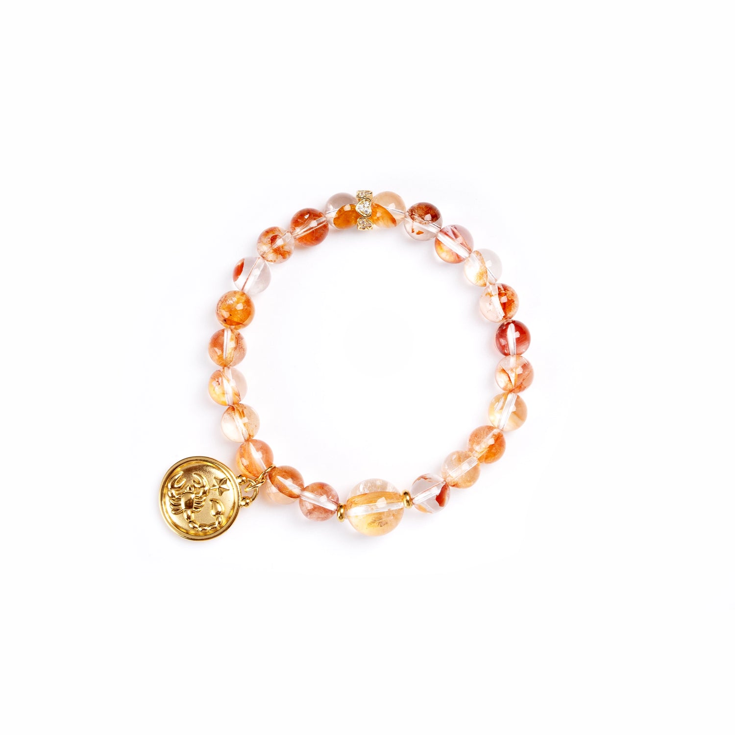 Sahara Veil Fire Quartz Scorpio Bracelet