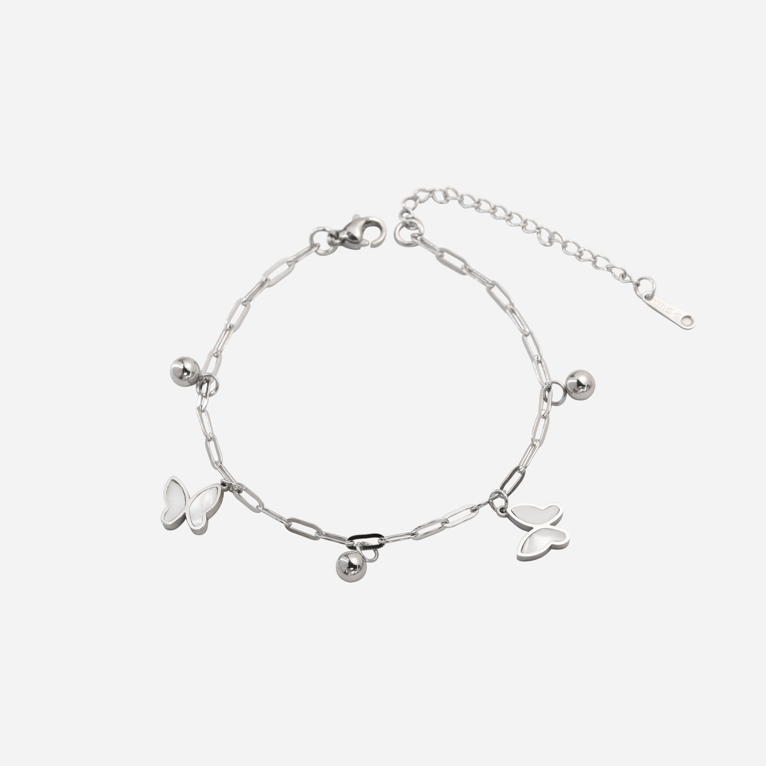 Bead & Butterfly Bracelet