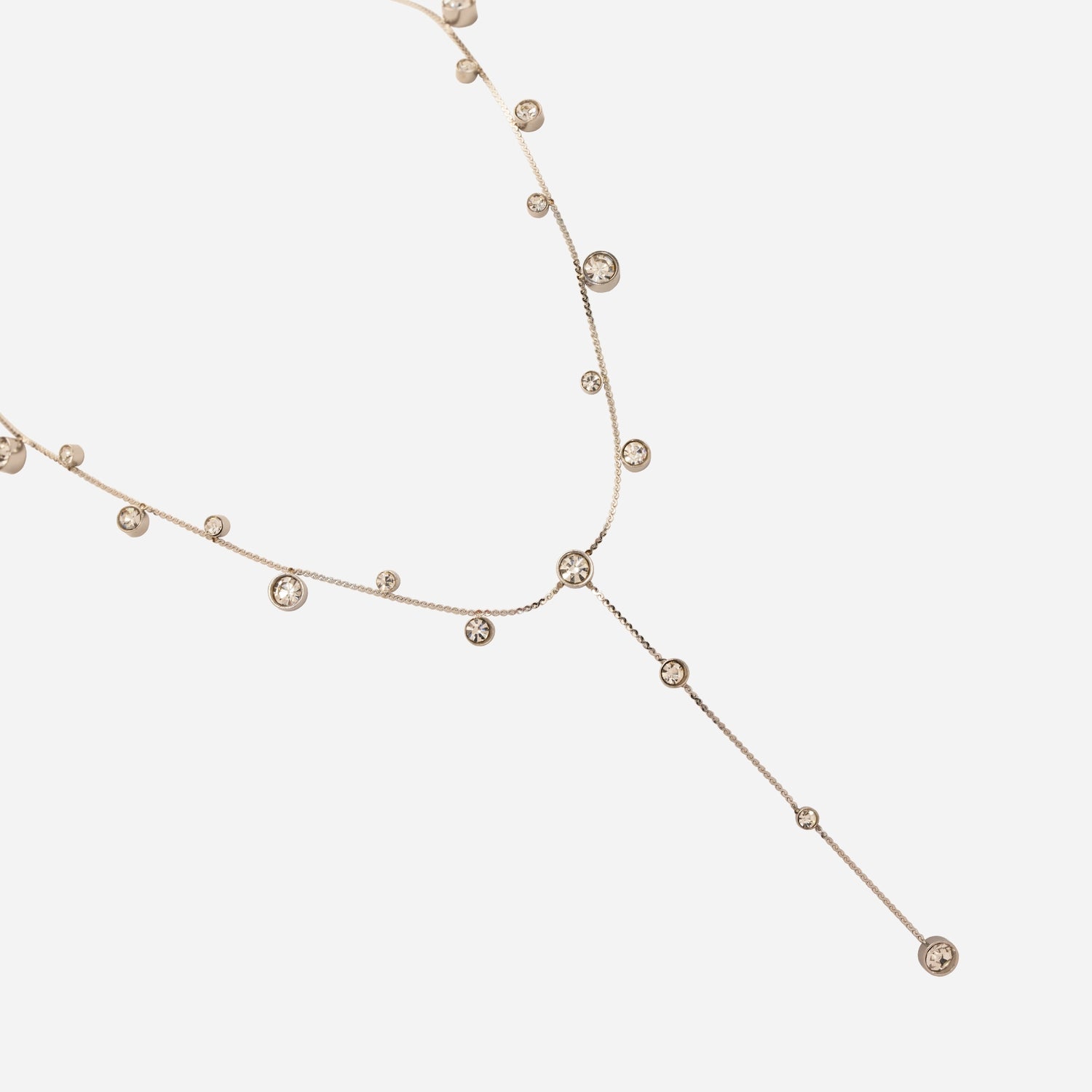 Silver Dainty Y-Necklace